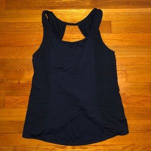 Black Lululemon Tulip Back Tank Top
